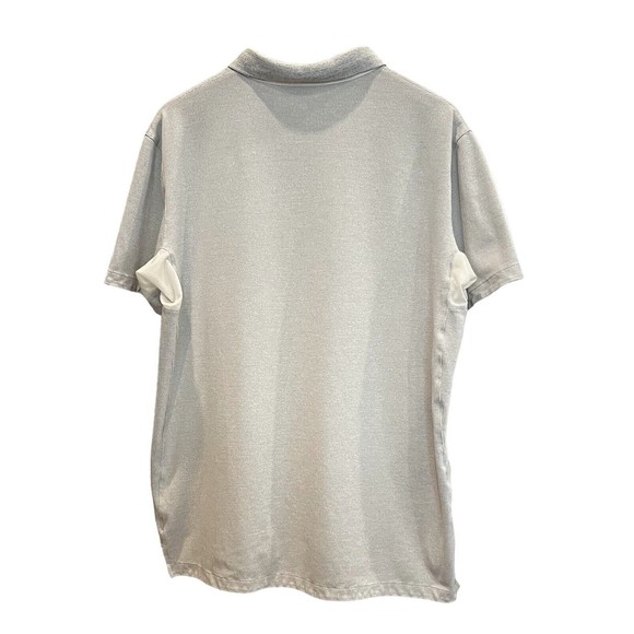 Outdoor Voices Mens Clubknit Polo in Light Gray Size XL Sweat Wicking - Picture 8 of 9